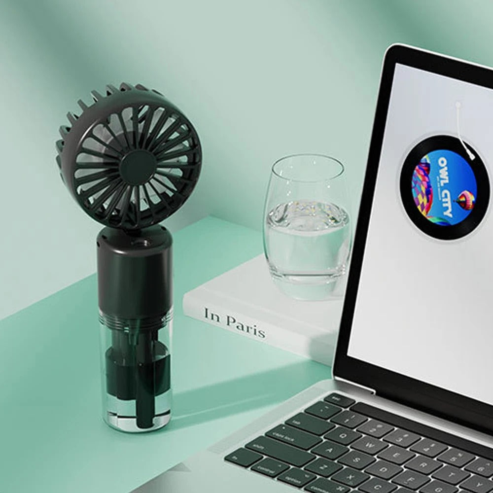 BreezeBuddy: Portable Mini Fan for On-the-Go Cooling