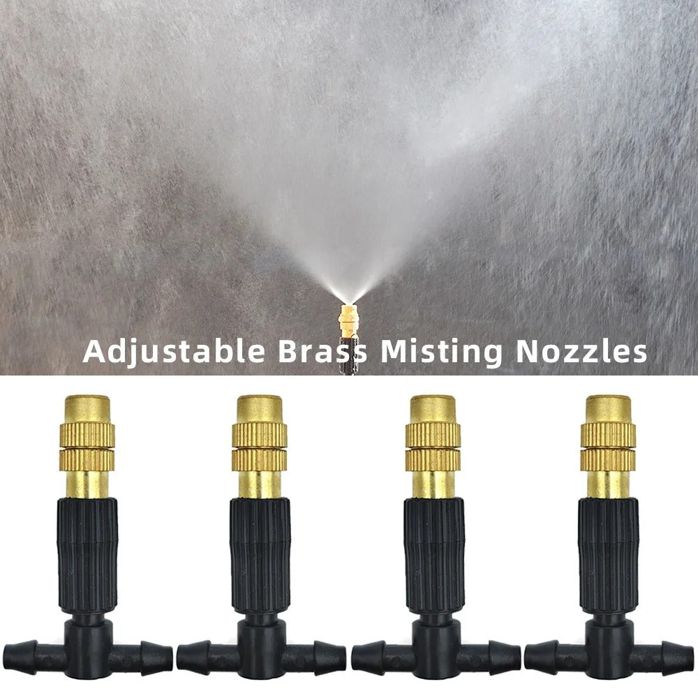 Heavy-Duty Brass Spray Nozzle for Powerful Water Flow