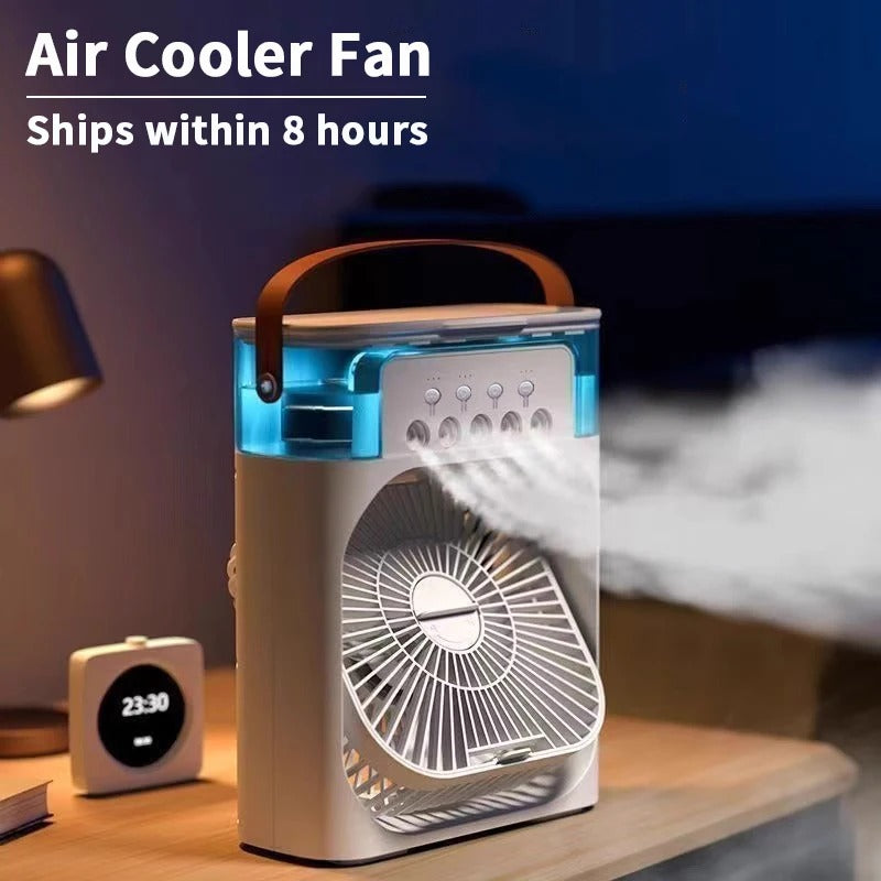 Portable Mini Air Cooler – Personal Space Cooler with USB & Water Tank