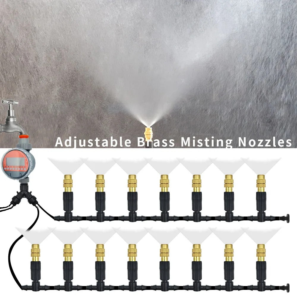 Heavy-Duty Brass Spray Nozzle for Powerful Water Flow