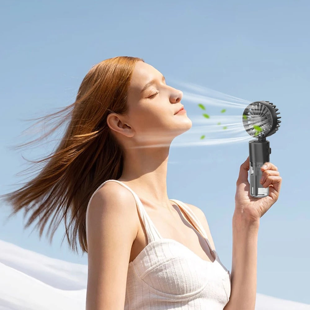 BreezeBuddy: Portable Mini Fan for On-the-Go Cooling